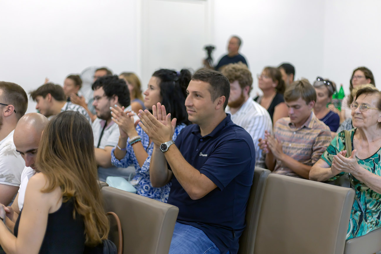 Full hall at the opening