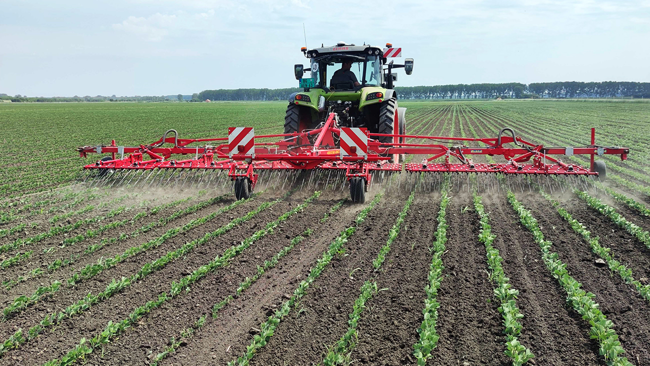 Weed control farming machinery