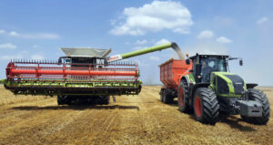 Harvesting organic crops